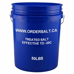 1 Pail - 50lbs of Treated Salt